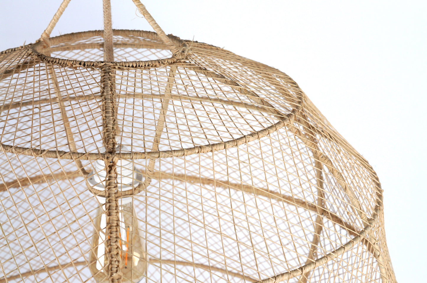 Suspension en Raphia 60cm - Boule