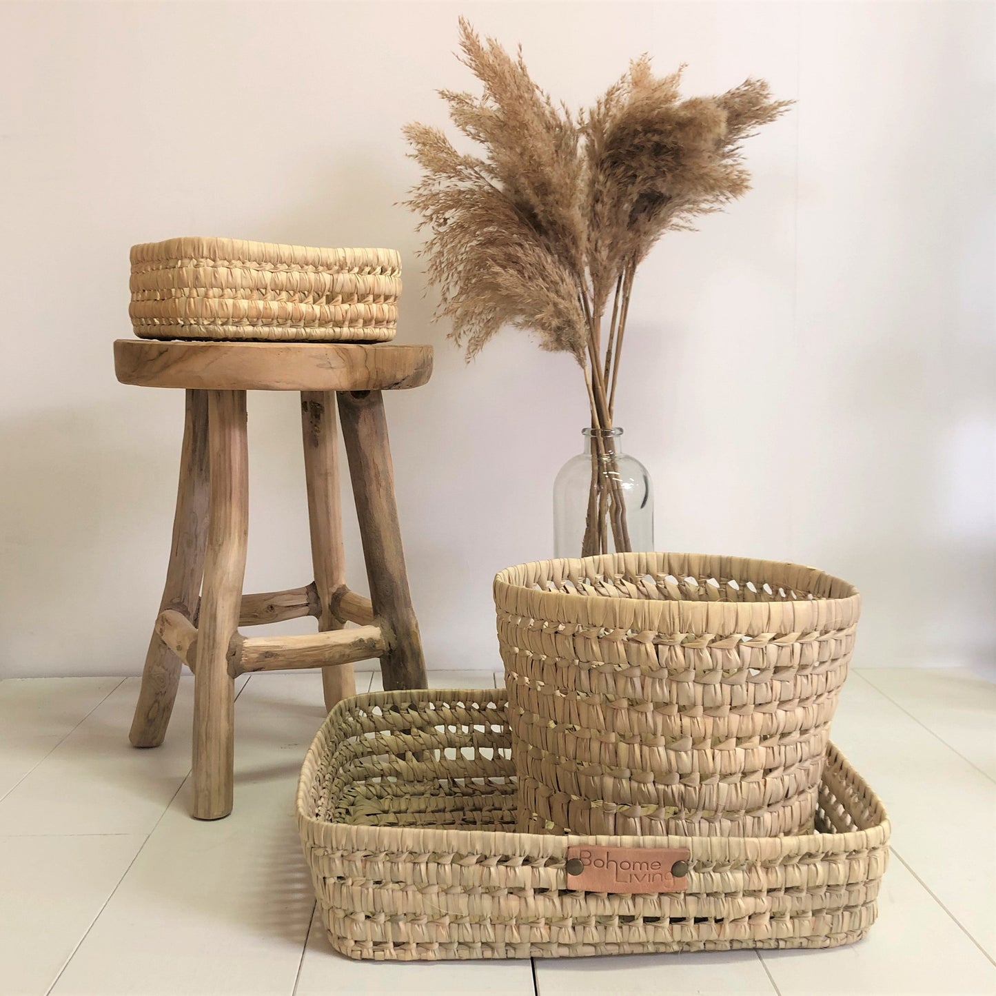 Panier en Feuilles de Palmier