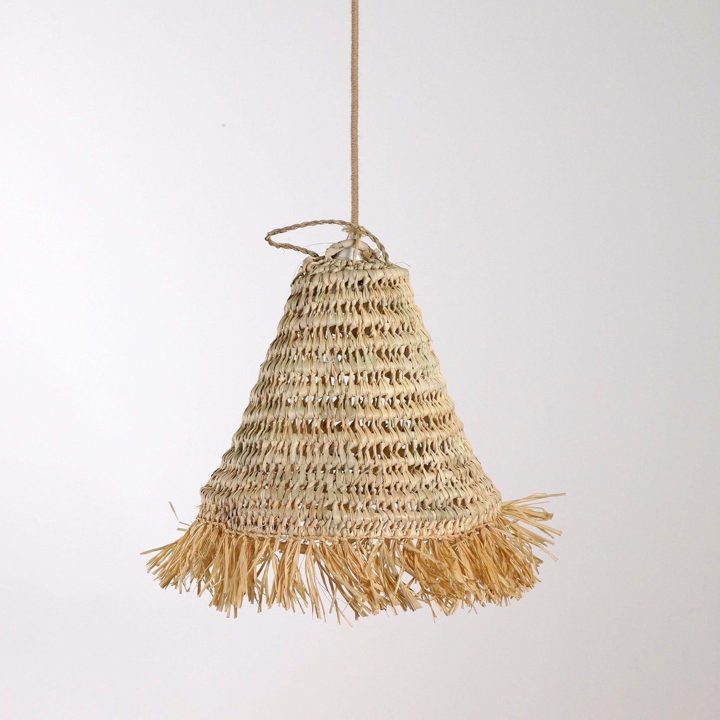 Suspension en Palme et Raphia