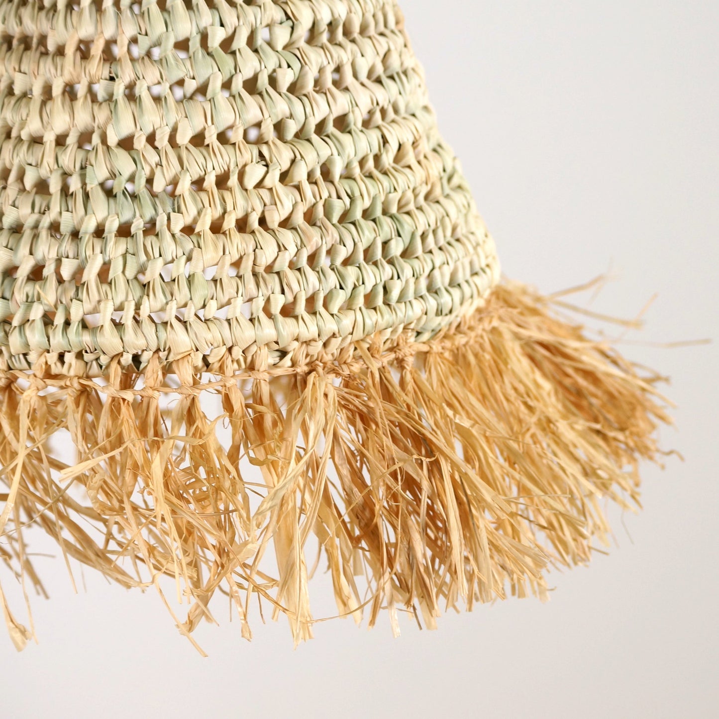 Suspension en Palme et Raphia