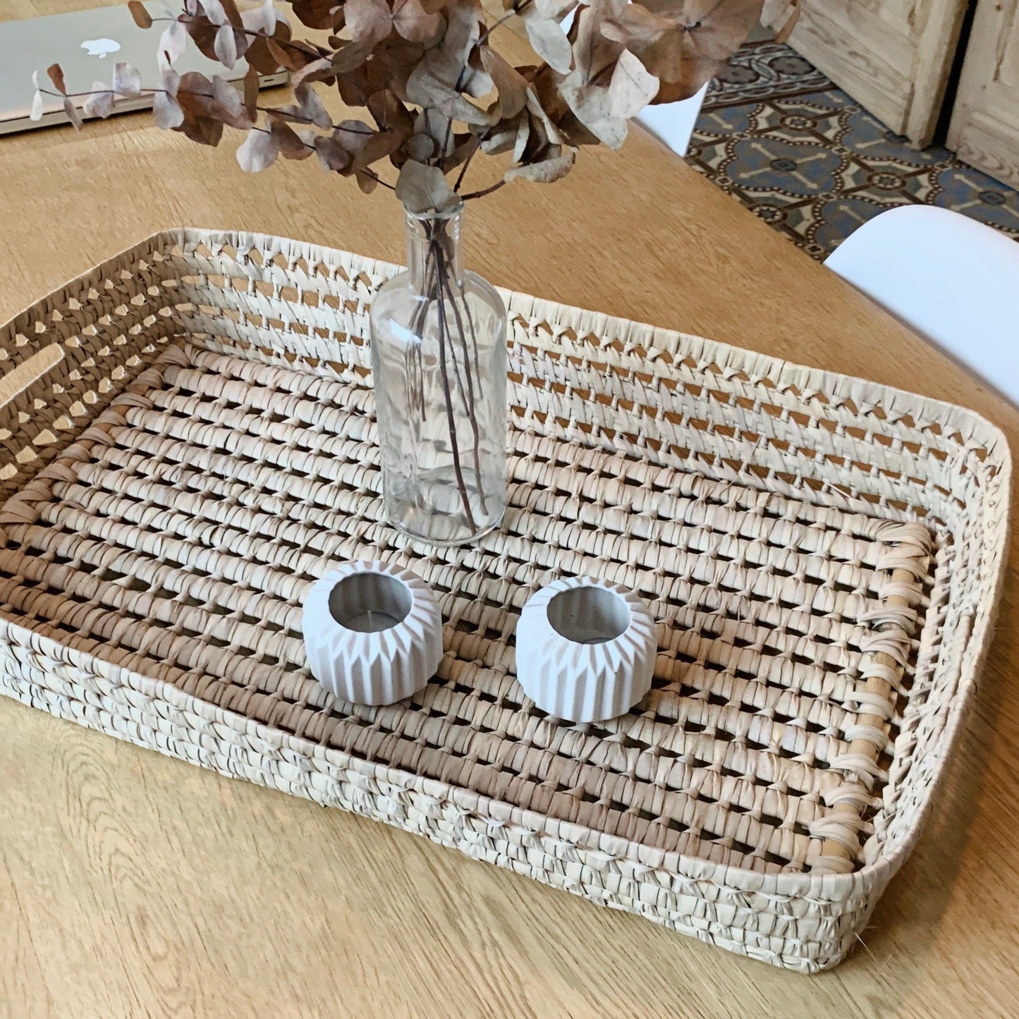 Panier à Langer en Feuilles de Palmier