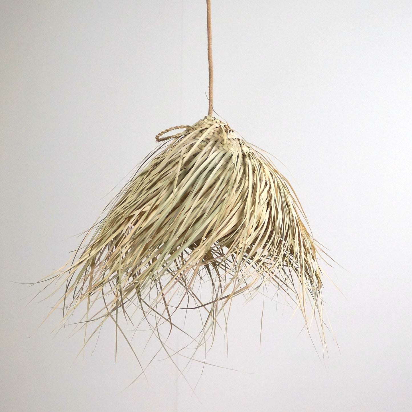 Petite Suspension en Paille 30cm - Boule