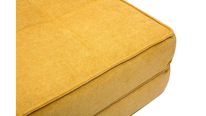Chauffeuse 2 Places Convertible en Tissu Effet Velours