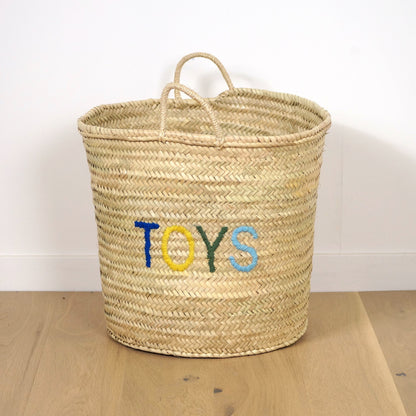 Panier en Feuilles de Palmier - TOYS