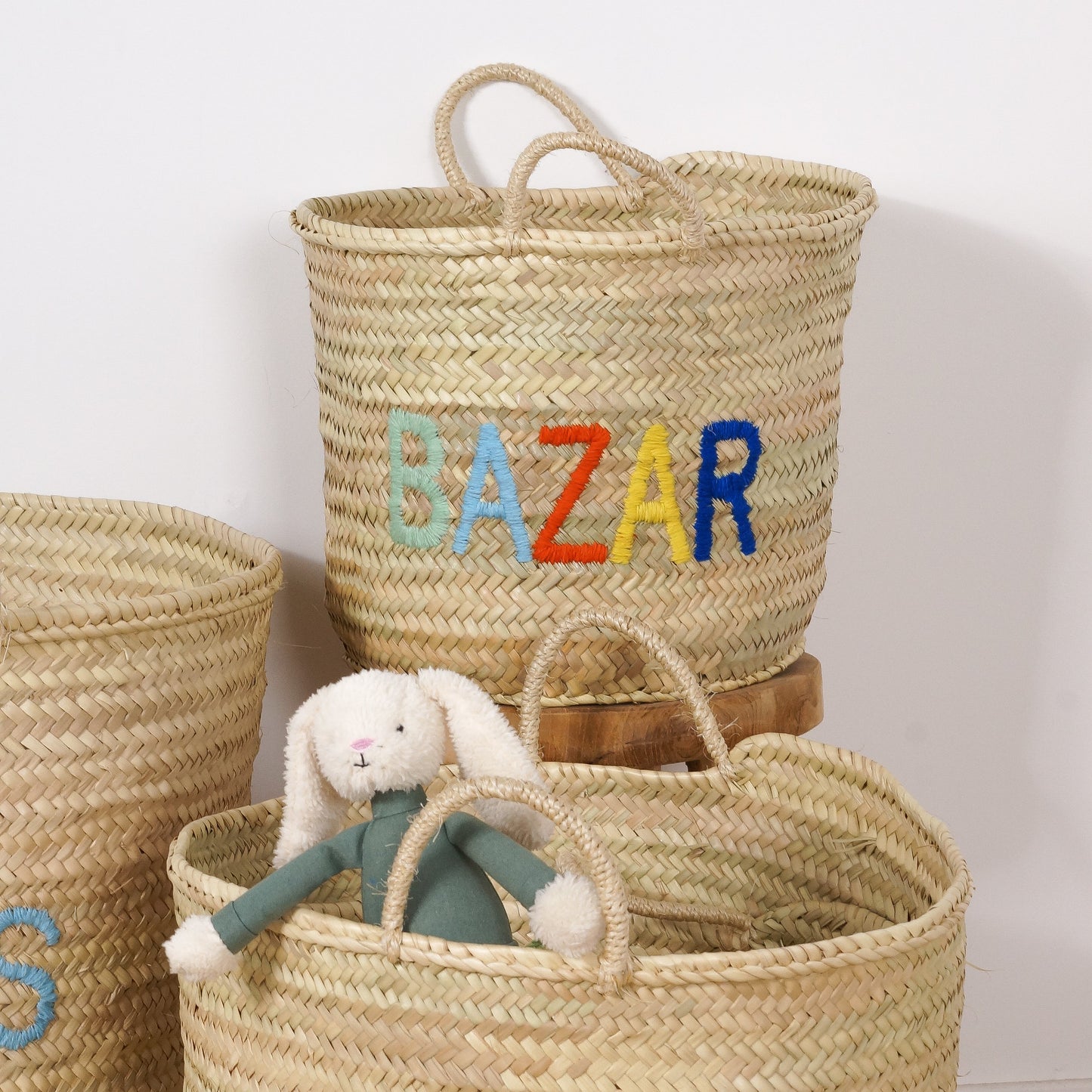Panier en Feuilles de Palmier - BAZAR