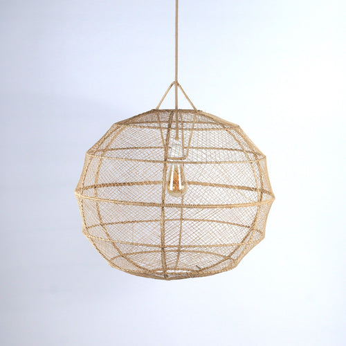 Suspension en Raphia 60cm - Boule