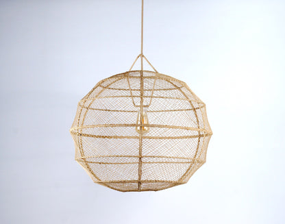 Suspension en Raphia 60cm - Boule
