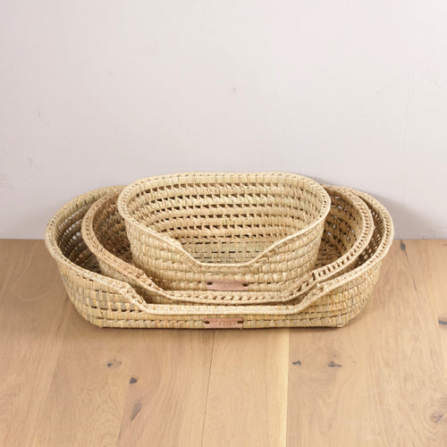 Panier pour Chat ou Chien en Feuilles de Palmier