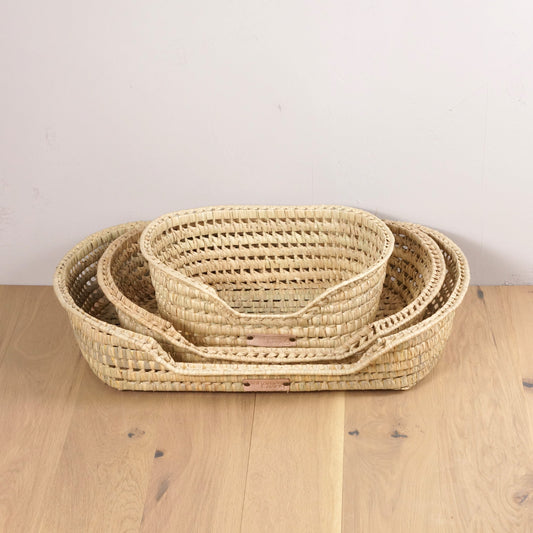 Panier pour Chat ou Chien en Feuilles de Palmier
