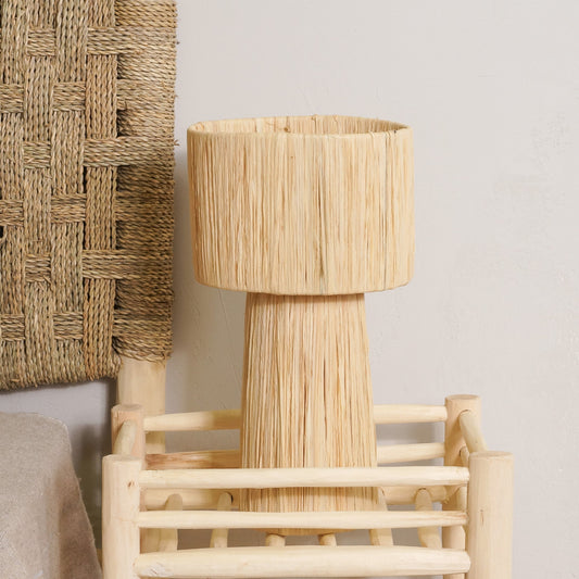 Lampe de Chevet en Raphia